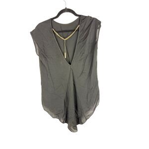 Michael Kors Black tunic blouse - size M